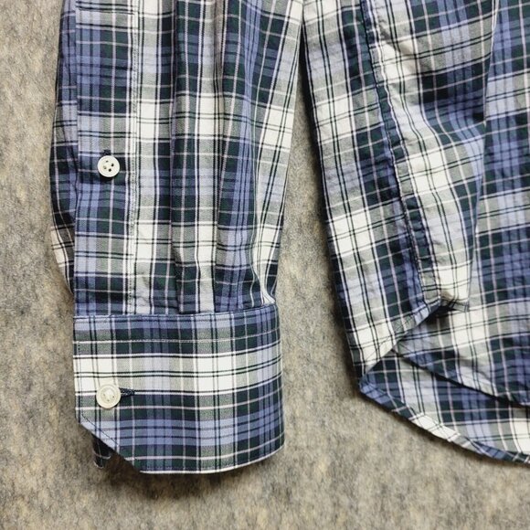 Peter Millar Button Up Shirt Mens XL Plaid Business Casual Long Sleeve - Picture 6 of 12